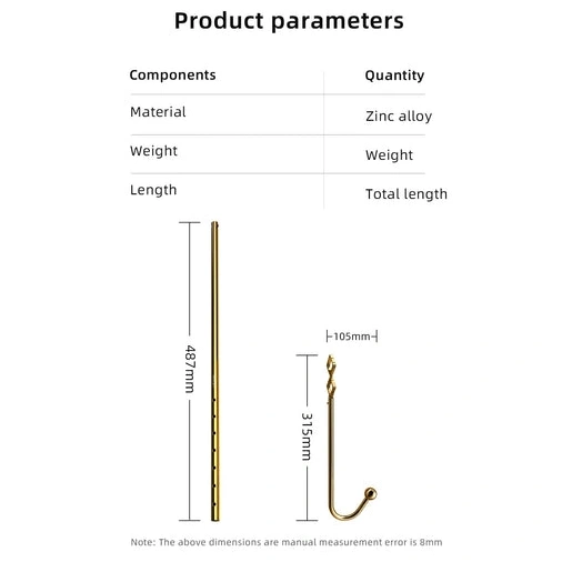 Anal Set Golden Hook LOCKINK AllNight Adjustable 3867 0216